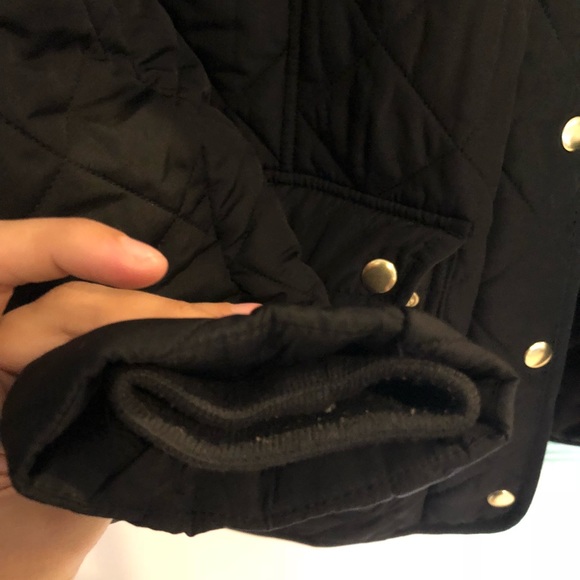 JCrew black quilted jacket XXS - Picture 3 of 7